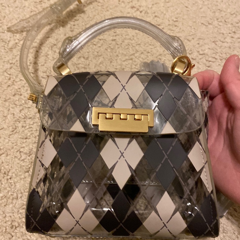 Authentic Zac Posen mini PVC shoulder bag